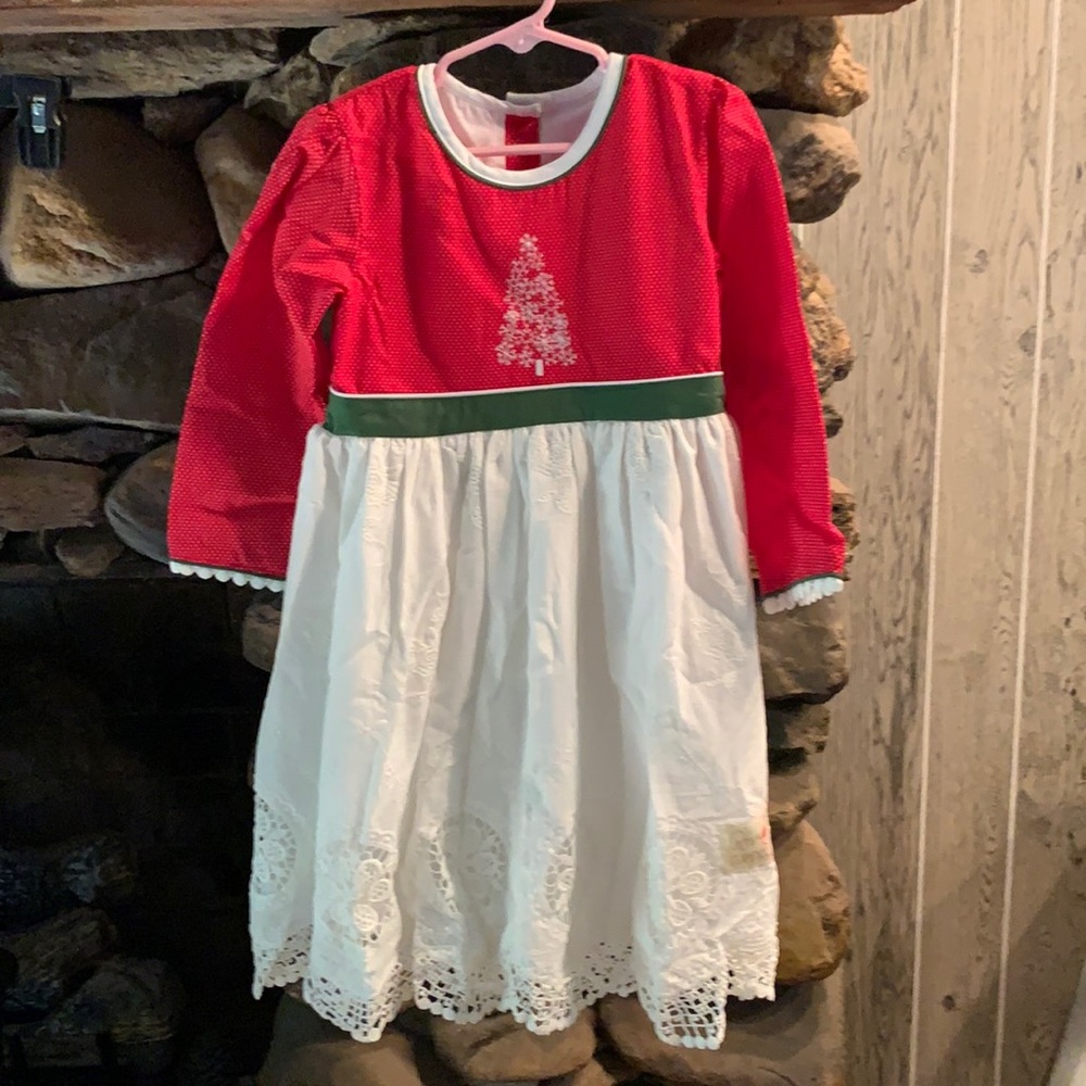 Rosa Flamenco Christmas Tree Dress